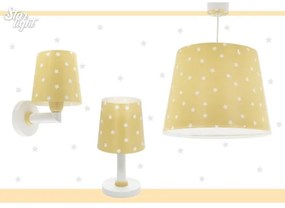 Dalber 82211A - Lampada per bambini STAR LIGHT 1xE14/40W/230V giallo