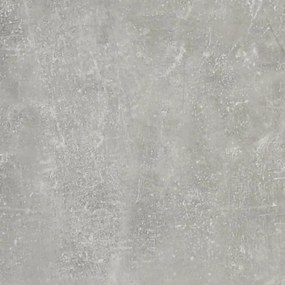 Comodino Grigio Cemento 57x55x36 cm in Legno Multistrato