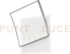 Plafoniera led ayrton quadrata nickel 42w 5200lm cct 3000k 4000k 65...