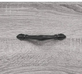 Credenza Grigio Sonoma 100x36x60 cm in Legno Multistrato