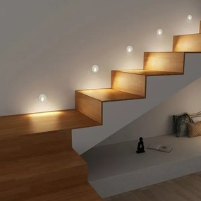 Brilagi - Lampada da incasso a LED per esterni STAIRDOT LED/2W/230V bianca IP65 rotonda