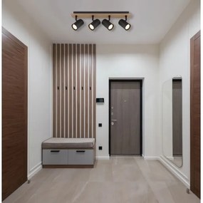 Globo 57905-4 - Faretto LINCA 4xGU10/35W/230V