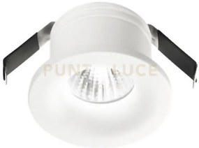 Gfa850c- faretto da incasso bianco led 3000k 320lm 4w d.4,5cm allum...