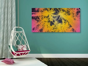 Quadro su tela – Tramonto nella foresta tropicale