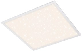 Pannello LED Pallas bianco 60x60 cm con 3 temperature di colore ad intensità regolabile 3800 LUMEN