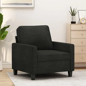 Poltrona Nera 60 Cm İn Tessuto /