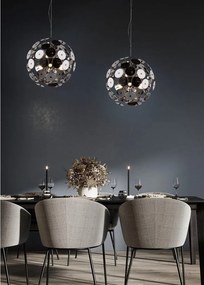 Apparecchio a sospensione nero opaco Discalgo - Trio