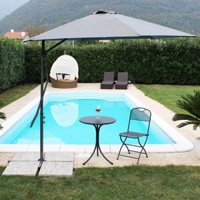 VERSUS - ombrellone da giardino decentrato 2,5 x 2,5