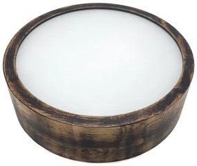 Brilagi - Plafoniera LED CARVALHO SMOKEY LED/20W/230V rovere Ø 27,5 cm