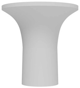 Plafoniera LED GU10 e GU5.3 in Gesso Pitturabile Rotonda Ø167x170mm Base GU10