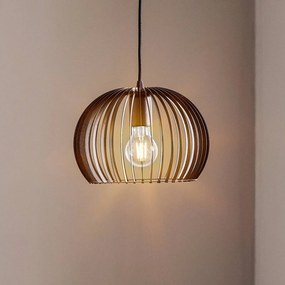 TEMAR LIGHTING Lampada a sospensione Larus in acciaio nero, 1 luce