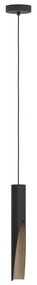 Eglo 901732 - Lampadario LED a sospensione con filo BARBOTTO 1xGU10/4,5W/230V 3000K nero/marrone