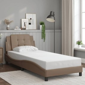 Giroletto Con Testiera Cappuccino 90x200 Cm İn Similpelle /
