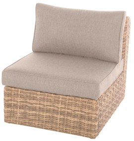 Poltrona da giardino senza braccioli Moorea beige