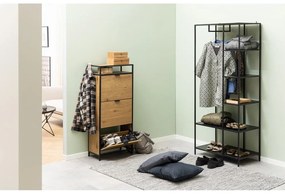 Scarpiera a battente in legno di rovere naturale Seaford - Actona