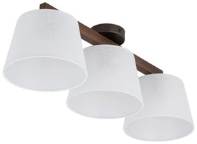 Brilagi - Lampadario a plafone LATTE 3xE27/15W/230V pino/bianco