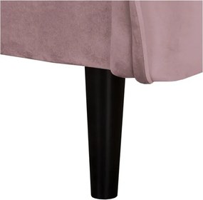 Divano lavanda con rivestimento in velluto 138 cm Juli – Ropez