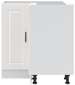 Base ad angolo cucina porto bianco lucido in legno multistrato
