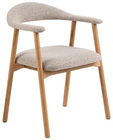 Sedia da pranzo beige/di colore naturale Addi – Actona