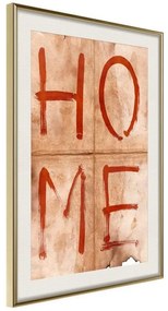 Poster  Everyone Has Their Own Place  Cornice Quadri Cornice d'oro con passe-partout, Larghezza x Altezza Home decor 40x60