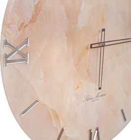 Orologio in vetro temperato da parete moderno D60 - rosa antico CARAH