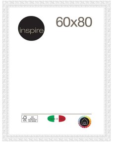Cornice60x80 cm in legno bianco opaco per foto INSPIRE Bucaneve