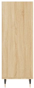 Credenza rovere sonoma 34,5x32,5x90 cm in legno multistrato