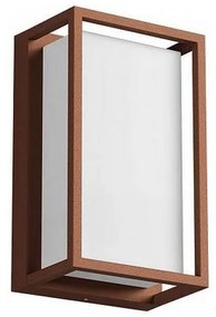 Redo 90534 - Applique a LED da esterno QUADRIS LED/12W/230V IP54 marrone