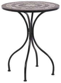 Set da giardino 2 posti in metallo nero CARIATI Beliani