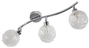 Lindby - Ticino 3 Plafoniera Silver/Chrome Lindby