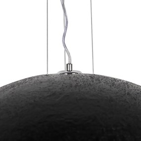 Lampada a sospensione intelligente nera con oro 70 cm con Wi-Fi A60 - Magna