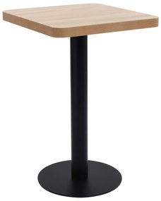 Tavolo Da Bistrot Marrone Chiaro 50x50 Cm İn Mdf /