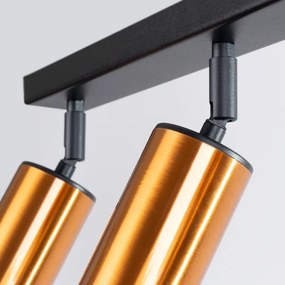 Sollux SL.1376 - Faretto WINX 3xGU10/10W/230V nero/rame