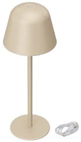 Lampada da Tavolo Ricaricabile 2.2W IP54 CCT Dimmerabile Beige/Sabbia