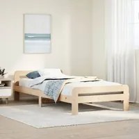 Letto senza Materasso 90x190 cm in Legno Massello di Pino 855493