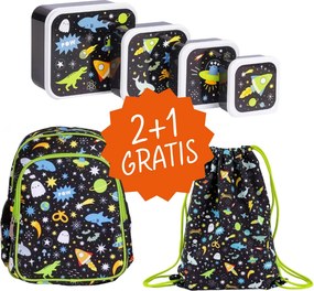 Pacchetto piccolo A Little Lovely Company - Spazio + sacca sportiva in OMAGGIO