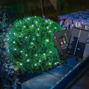 Catene luminose da esterno ad Energia Solare 10 metri Bianco Freddo