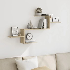 Scaffale A Parete Rovere Sonoma 104x15x49 Cm İn Truciolato /