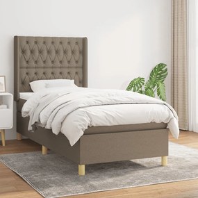 Giroletto A Molle Con Materasso Tortora 90x190 Cm İn Tessuto /