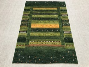 Loribaft Tappeto 160x240 Verde (Iran) Annodato A Mano