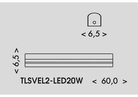 Ecolite TLSVEL2-LED20W - LED Lampada fluorescente VELO LED/11/15/20W/230V bianco