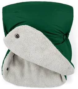 PETITE&amp;MARS - SET Coprigambe per bambini 3in1 JIBOT + stroller mano muff verde