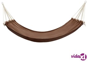 vidaXL Amaca con asta 210 x 150 cm Marrone