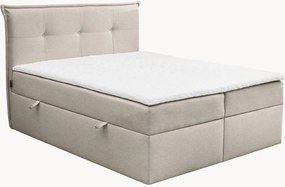 Letto boxspring con contenitore fatto a mano Cloud, H3