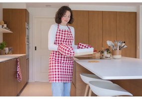 Guanto da forno in cotone Gingham – Tiseco Home Studio