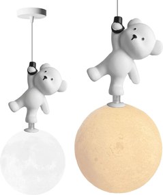 LAMPADA A SOSPENSIONE DA SOFFITTO ORSO IN PIEDI SULLA LUNA G166-1CP