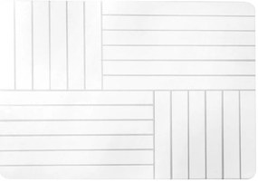 Tappetino per il bagno bianco 50x70 cm Malta – douceur d'intérieur