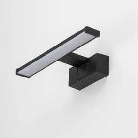 Brilagi - Specchio da bagno con luce LED VESTRA, 6 W/230 V, 30 cm, IP44, nero