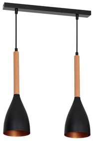 Lampadario a sospensione con filo MUZA 2xE27/60W/230V