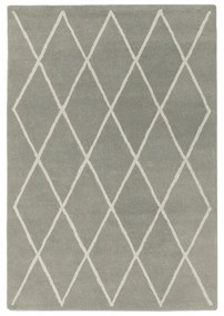 Tappeto in lana grigio tessuto a mano 160x230 cm Albany - Asiatic Carpets